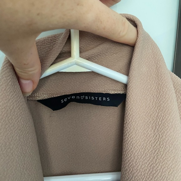 Cream/beige vest for woman - Picture 2 of 4